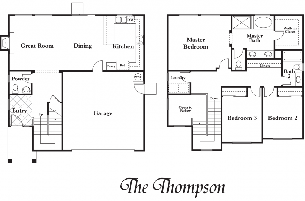 The Thompson Floor Plans